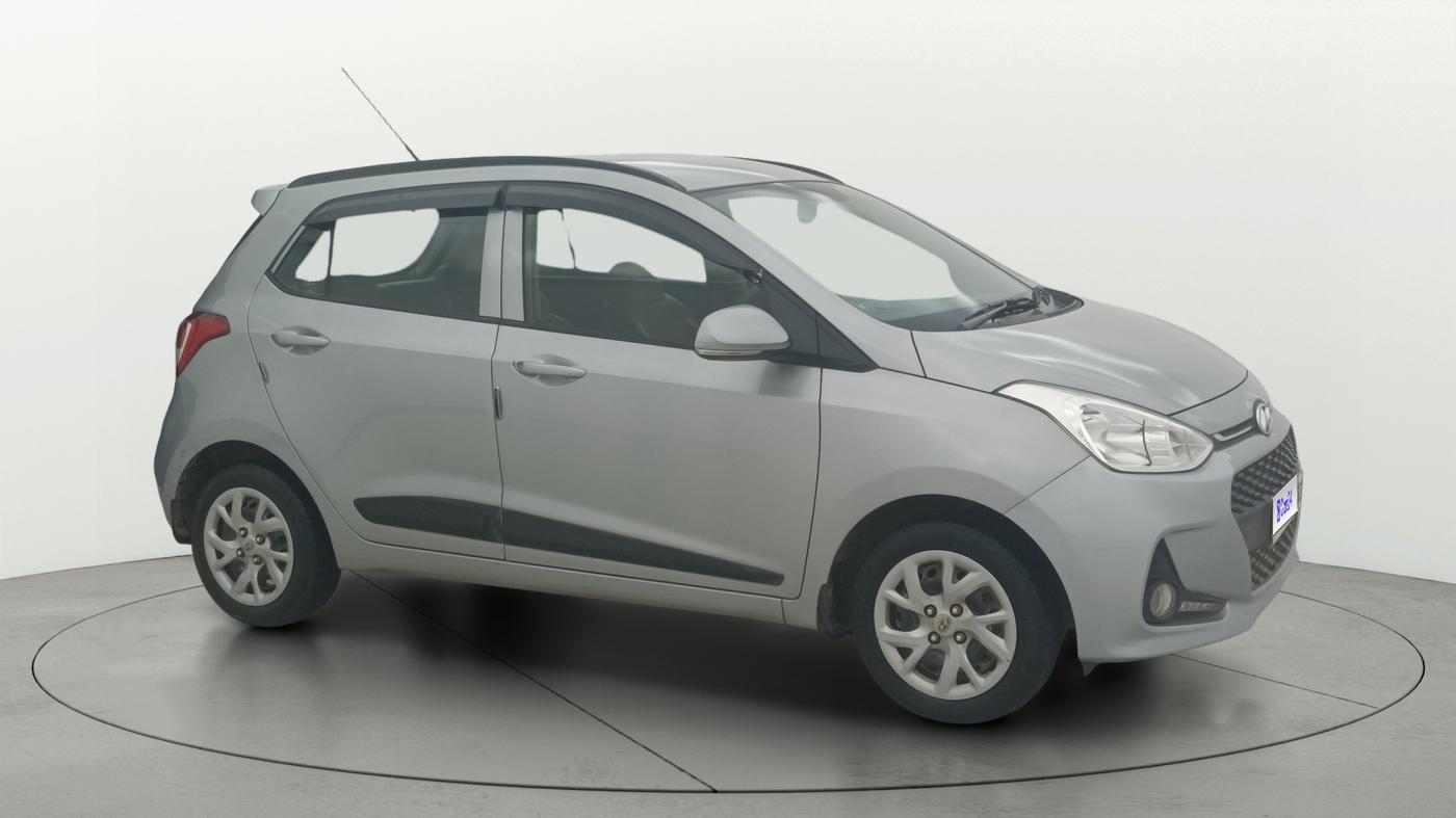 2019 Hyundai Grand i10 SPORTZ 1.2 KAPPA VTVT, Petrol, Manual, 30,228 km, Right Front Diagonal