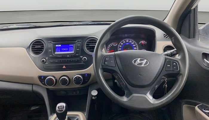 2015 Hyundai Grand i10 SPORTZ 1.2 KAPPA VTVT, Petrol, Manual, 46,802 km, Steering Wheel Close Up