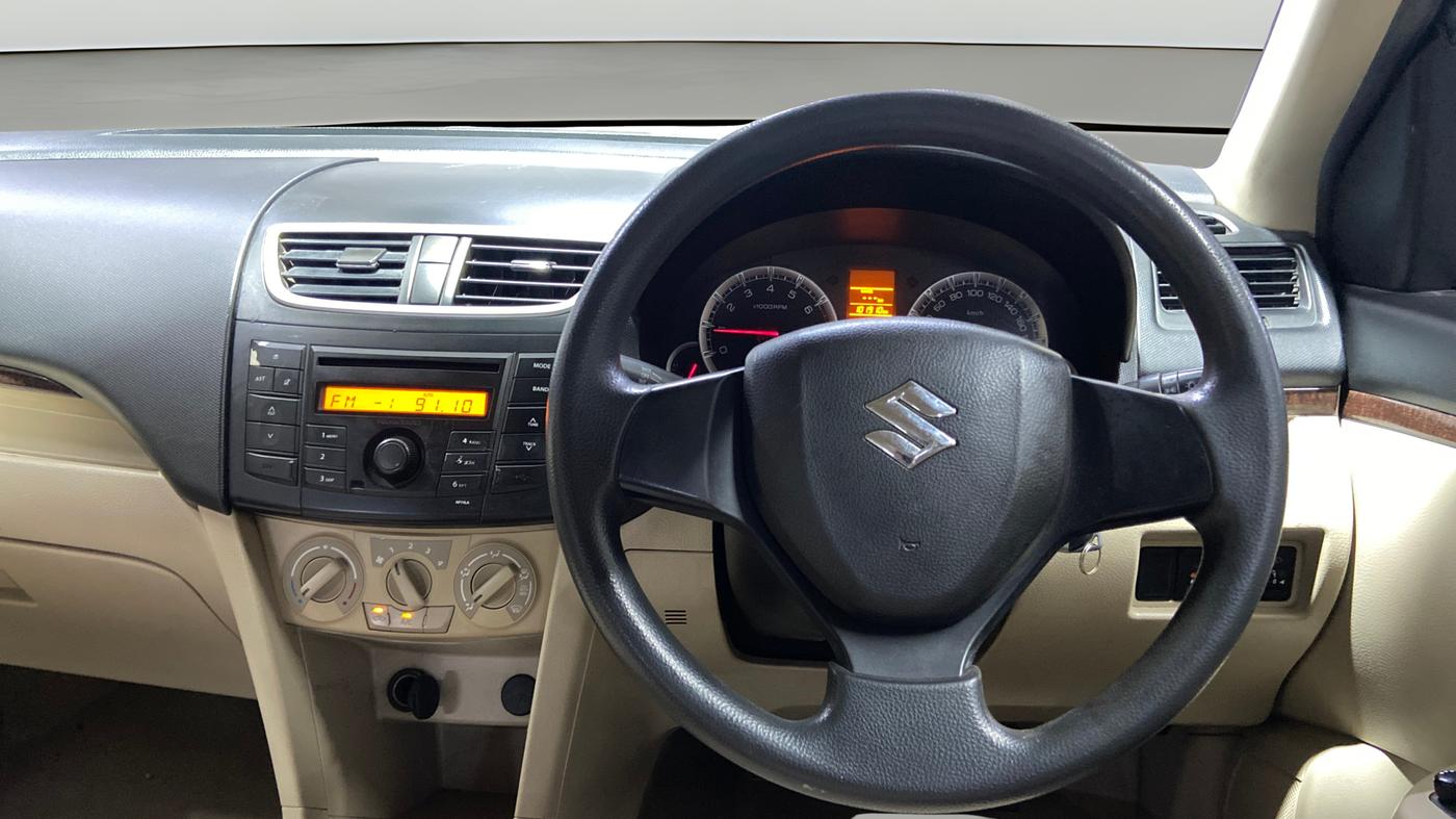 2013 Maruti Swift Dzire VXI, Petrol, Manual, 1,01,901 km, Steering Wheel Close Up