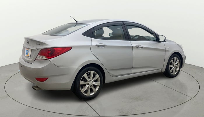 2013 Hyundai Verna FLUIDIC 1.6 VTVT SX OPT AT, Petrol, Automatic, 86,324 km, Right Back Diagonal