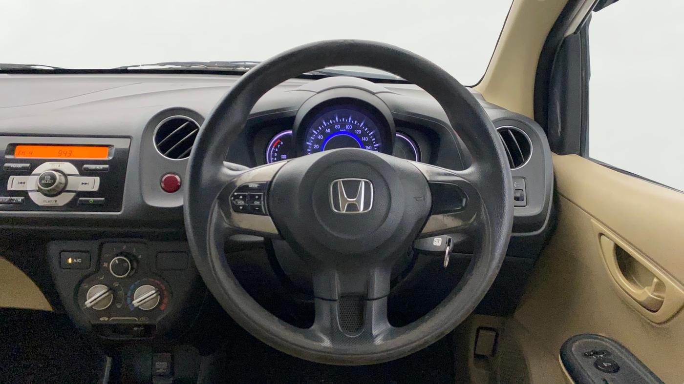 2015 Honda Amaze 1.2L I-VTEC S, Petrol, Manual, 82,038 km, Steering Wheel Close Up