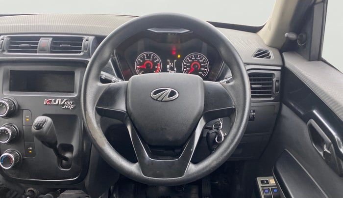2018 Mahindra KUV 100 NXT K2 P 6 STR, Petrol, Manual, 27,851 km, Steering Wheel Close Up