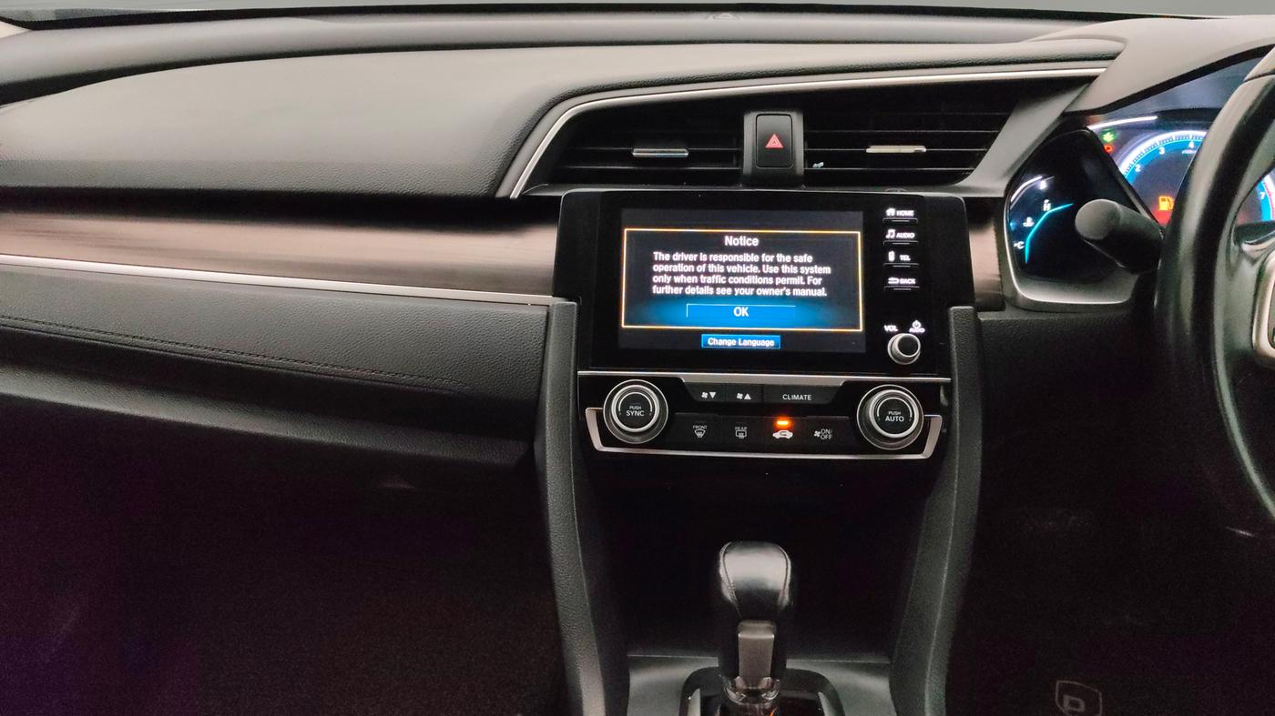 2019 Honda Civic 1.8L I-VTEC ZX CVT, Petrol, Automatic, 60,529 km, Air Conditioner