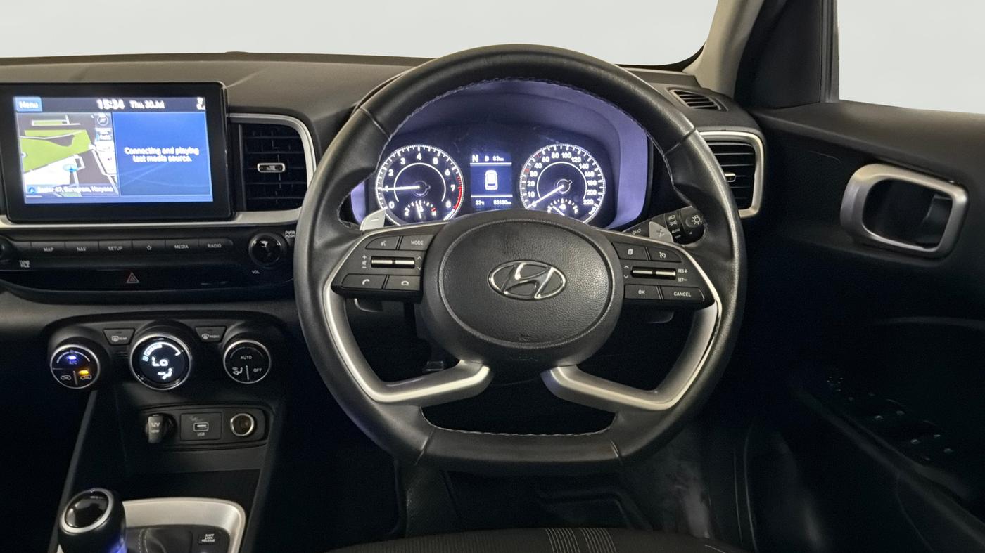2021 Hyundai VENUE SX PLUS 1.0 TURBO DCT, Petrol, Automatic, 53,111 km, Steering Wheel Close Up