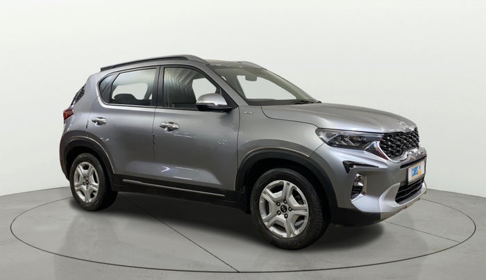 2021 KIA SONET HTX 1.0 IMT, Petrol, Manual, 48,437 km, Right Front Diagonal