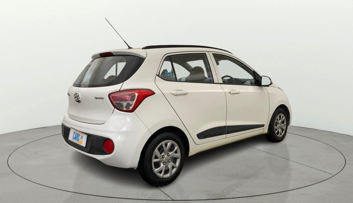 2018 Hyundai Grand i10 SPORTZ 1.2 KAPPA VTVT, CNG, Manual, 35,647 km, Right Back Diagonal