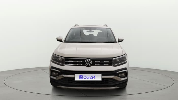 2021 Volkswagen TAIGUN TOPLINE 1.0 TSI AT, Petrol, Automatic, 1,04,373 km, Front