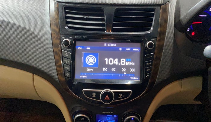 2017 Hyundai Verna 1.6 VTVT SX AT, Petrol, Automatic, 56,886 km, Air Conditioner