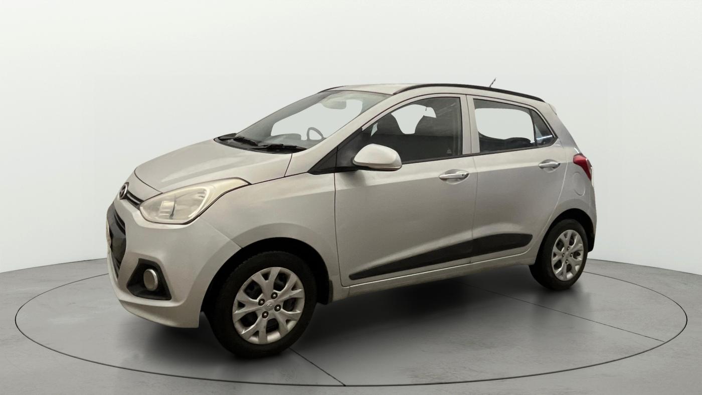 2015 Hyundai Grand i10 SPORTZ 1.2 KAPPA VTVT, Petrol, Manual, 57,270 km, Left Front Diagonal