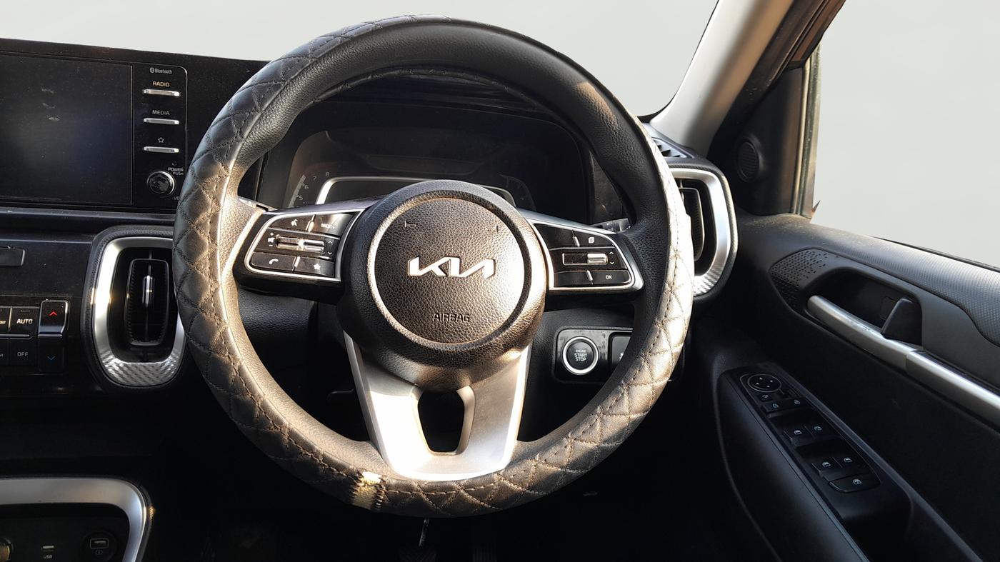 2023 KIA SONET HTK PLUS 1.0 IMT, Petrol, Manual, 64,195 km, Steering Wheel Close Up