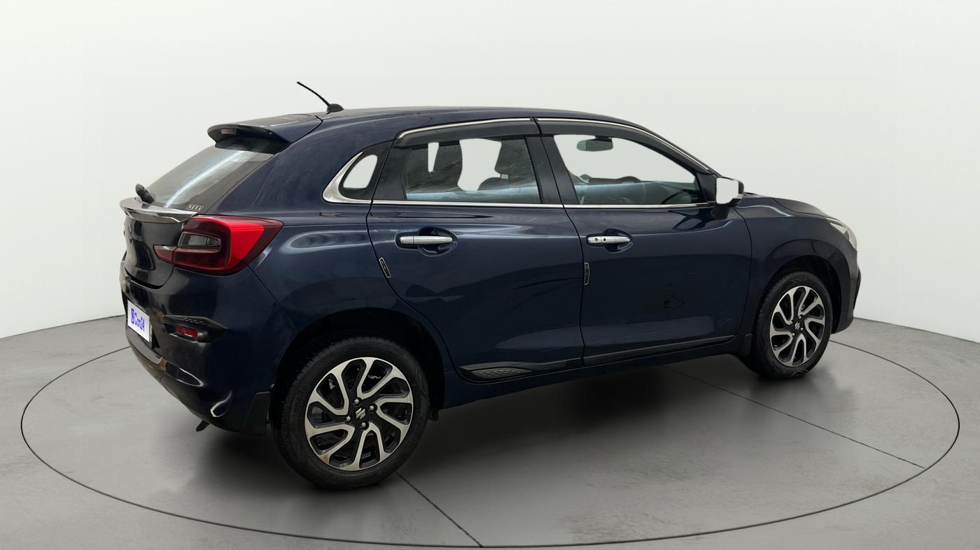 2025 Maruti Baleno ALPHA 1.2 AGS, Petrol, Automatic, 3,803 km, Right Back Diagonal
