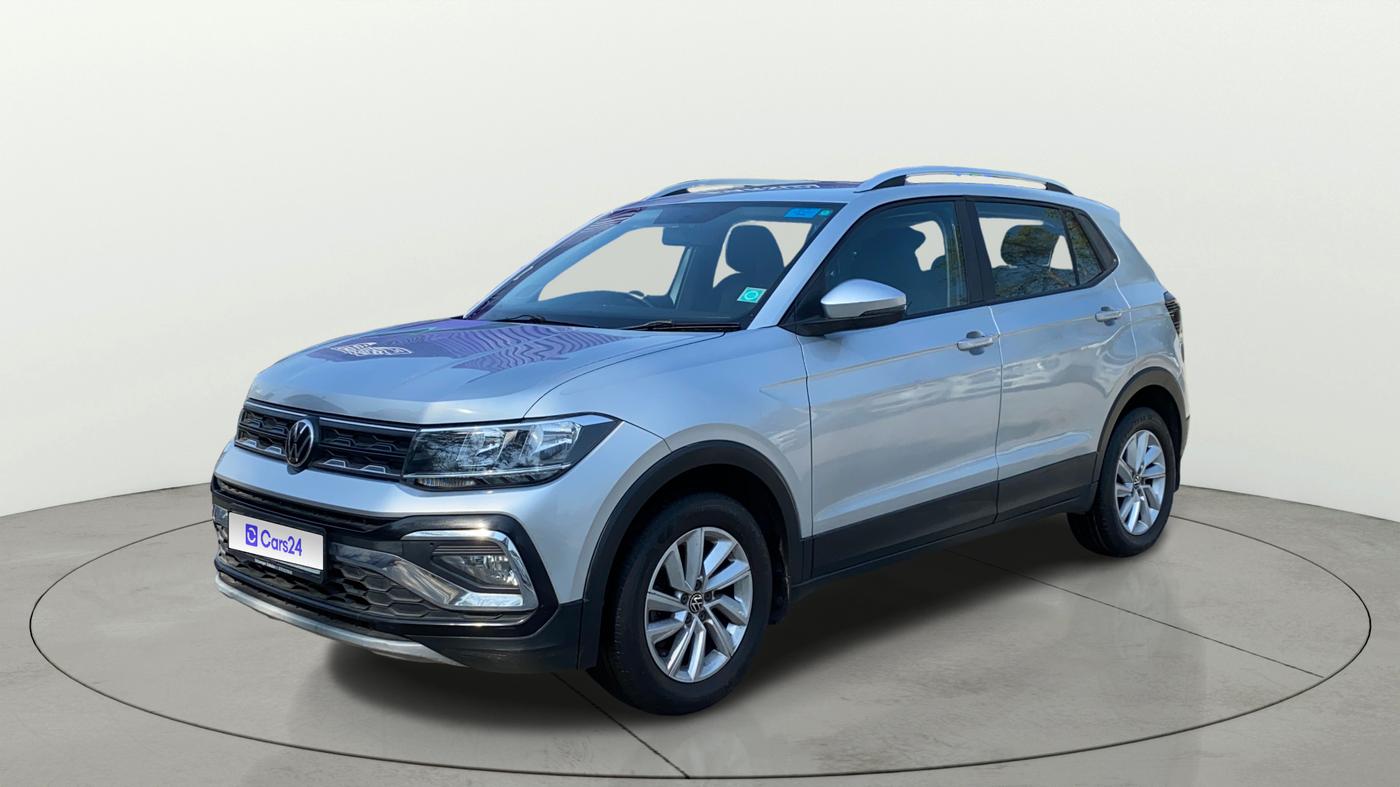 2022 Volkswagen TAIGUN HIGHLINE 1.0 TSI MT, Petrol, Manual, 28,538 km, Left Front Diagonal