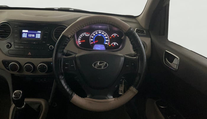 2015 Hyundai Grand i10 SPORTZ 1.2 KAPPA VTVT, CNG, Manual, 75,804 km, Steering Wheel Close Up