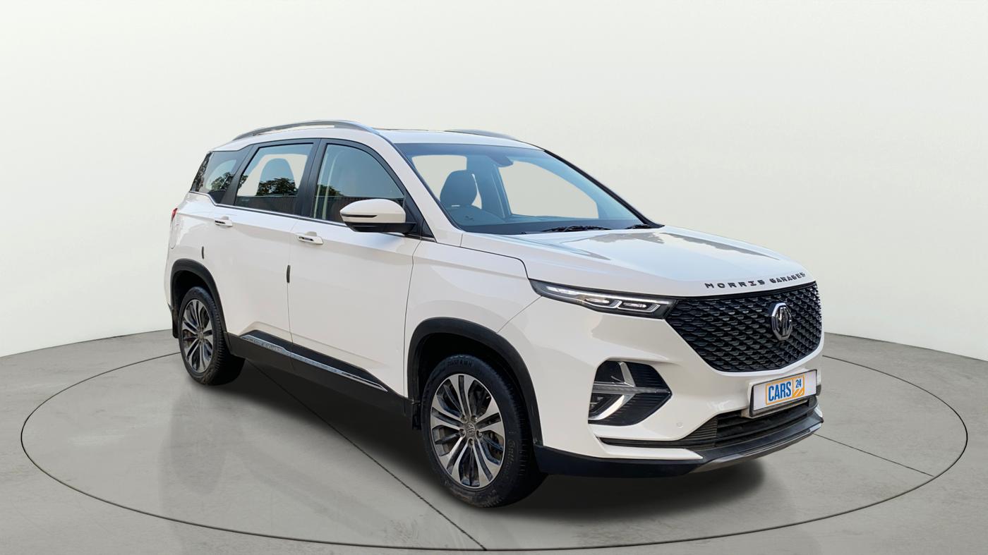 2021 MG HECTOR PLUS SHARP 1.5 PETROL TURBO HYBRID MT 6-STR, Petrol, Manual, 40,877 km, Right Front Diagonal