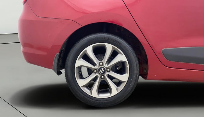 2015 Hyundai Xcent SX 1.2 (O), Petrol, Manual, 1,12,695 km, Right Rear Wheel