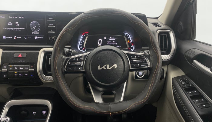 2022 KIA SONET HTX ANNIVERSARY EDITION 1.0 IMT, Petrol, Manual, 90,462 km, Steering Wheel Close Up