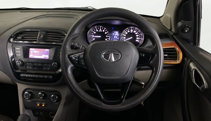 2018 Tata Tiago XZA PETROL, Petrol, Automatic, 50,546 km, Steering Wheel Close Up