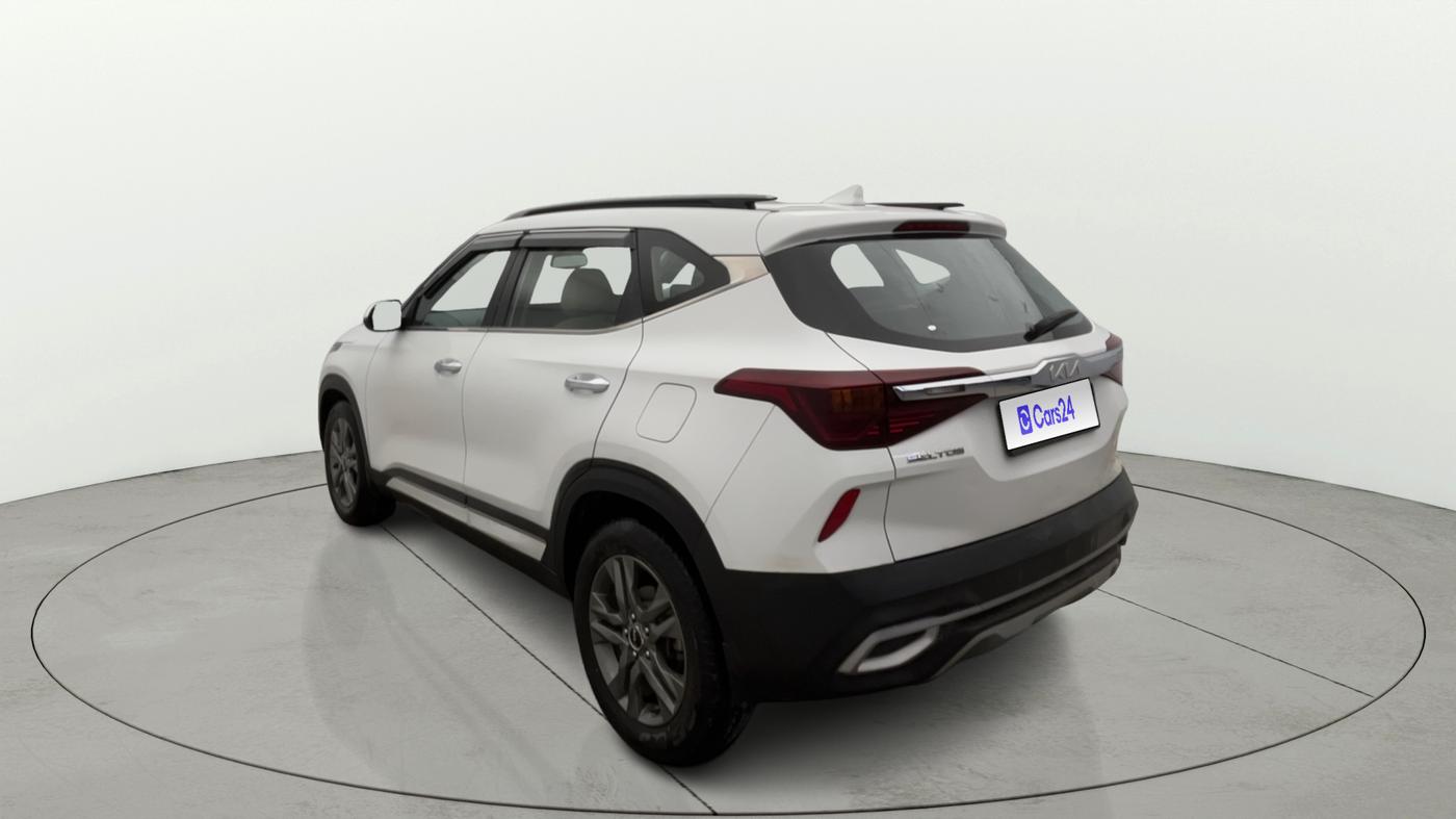 2021 KIA SELTOS HTX IVT 1.5 PETROL, Petrol, Automatic, 80 km, Left Back Diagonal
