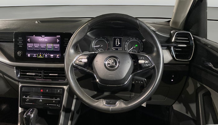 2023 Skoda KUSHAQ AMBITION 1.0L TSI AT, Petrol, Automatic, 17,895 km, Steering Wheel Close Up