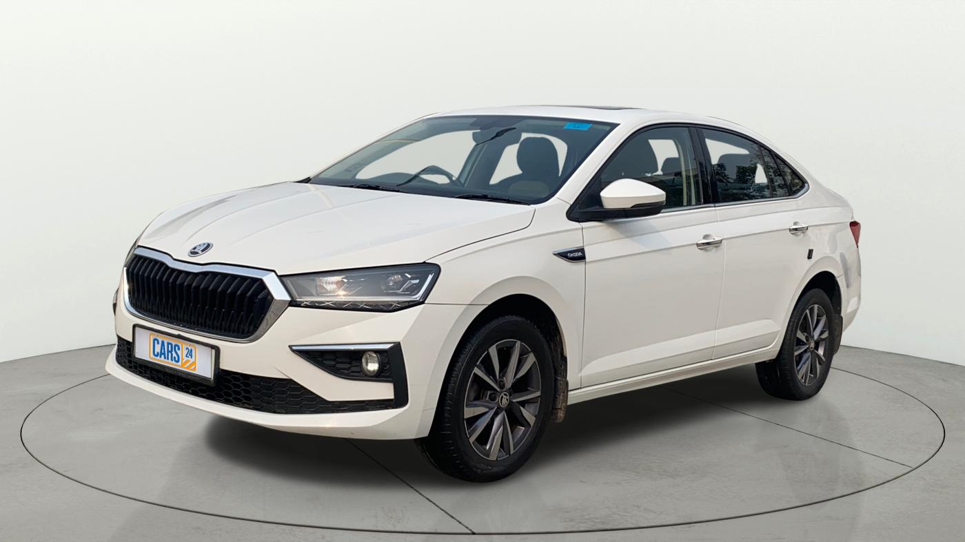 2022 Skoda SLAVIA STYLE 1.0L TSI MT, Petrol, Manual, 51,064 km, Left Front Diagonal