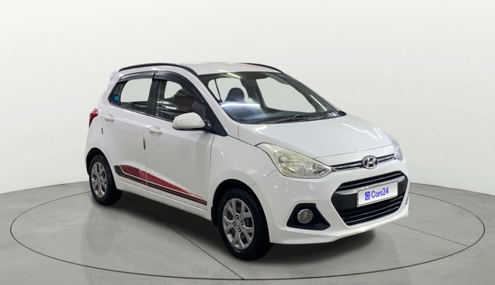 2016 Hyundai Grand i10 1.2 SPORTZ PRIME EDITION VTVT, Petrol, Manual, 89,568 km, Right Front Diagonal