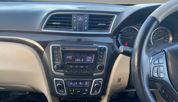 2017 Maruti Ciaz VXI+, CNG, Manual, 1,19,601 km, Air Conditioner