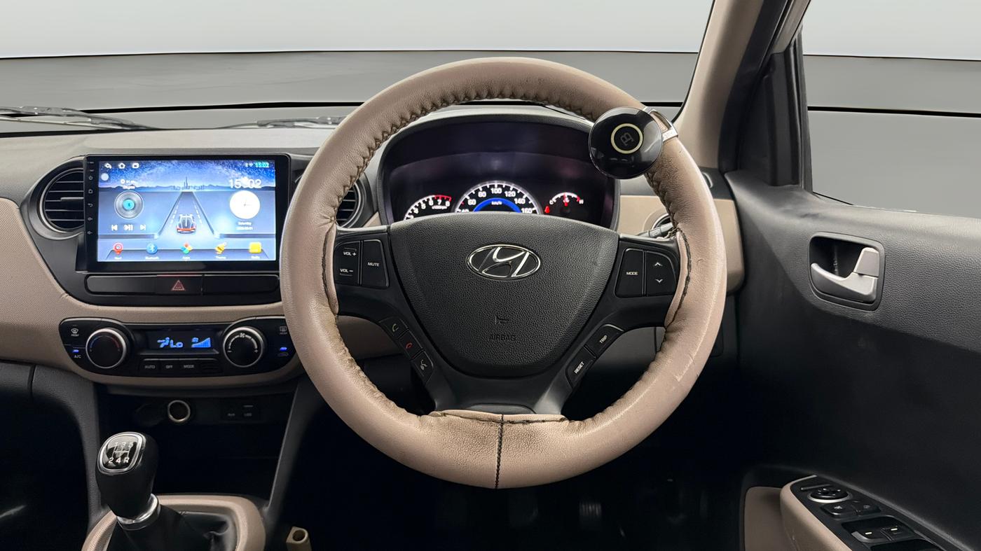 2017 Hyundai Grand i10 ASTA 1.2 KAPPA VTVT, Petrol, Manual, 46,704 km, Steering Wheel Close Up