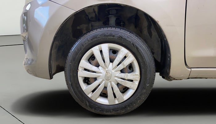 2015 Datsun Go Plus T, Petrol, Manual, 35,885 km, Left Front Wheel