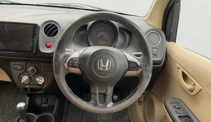 2014 Honda Amaze 1.2L I-VTEC S, Petrol, Manual, 86,292 km, Steering Wheel Close Up