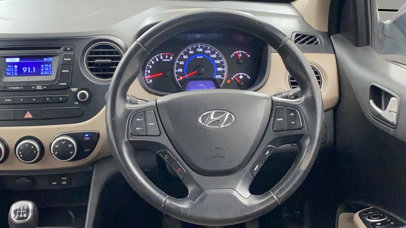 2015 Hyundai Grand i10 ASTA 1.2 KAPPA VTVT, Petrol, Manual, 56,423 km, Steering Wheel Close Up