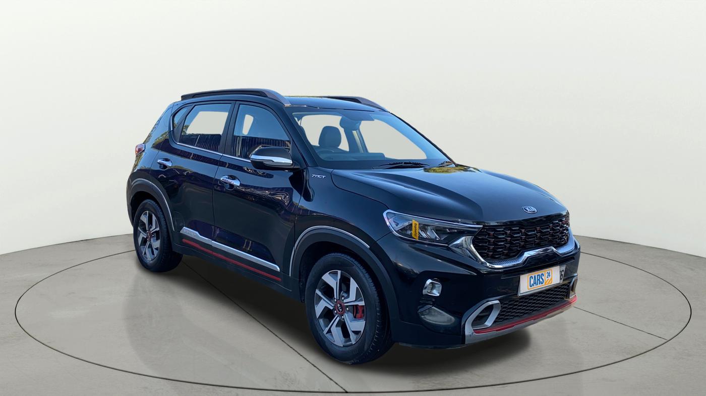 2020 KIA SONET GTX PLUS 1.0 DCT, Petrol, Automatic, 56,786 km, Right Front Diagonal