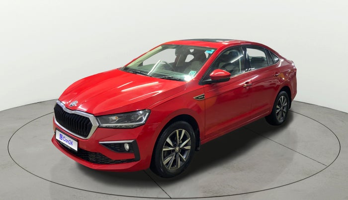 2022 Skoda SLAVIA STYLE 1.0L TSI AT, Petrol, Automatic, 37,073 km, Left Front Diagonal