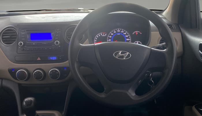 2015 Hyundai Grand i10 MAGNA 1.2 KAPPA VTVT, Petrol, Manual, 36,446 km, Steering Wheel Close Up