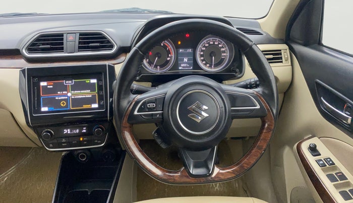 2017 Maruti Dzire ZXI PLUS AMT, Petrol, Automatic, 68,330 km, Steering Wheel Close Up