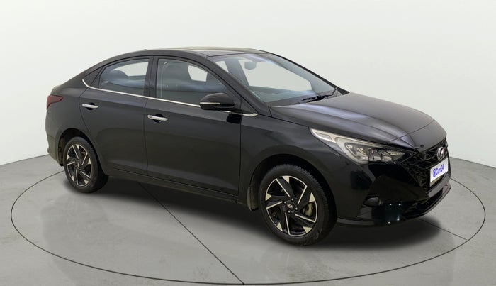 2021 Hyundai Verna SX (O) 1.0 TURBO DCT, Petrol, Automatic, 19,469 km, Right Front Diagonal
