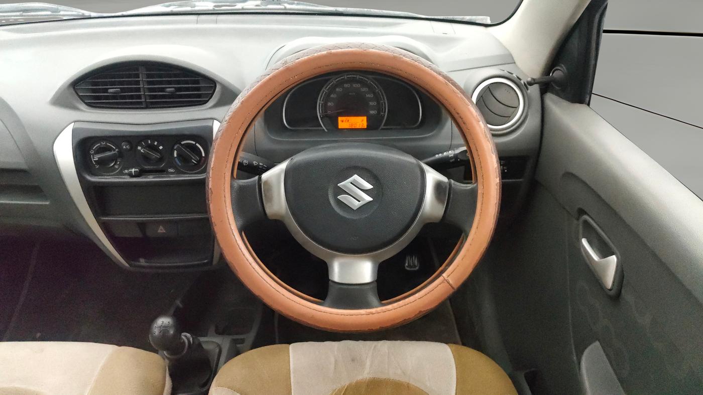 2013 Maruti Alto 800 LXI, Petrol, Manual, 18,013 km, Steering Wheel Close Up