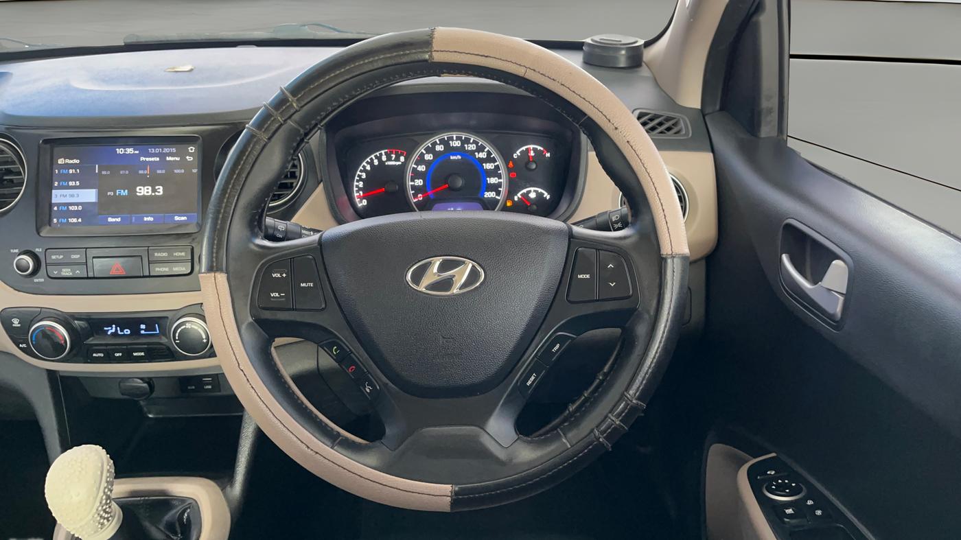 2019 Hyundai Grand i10 ASTA 1.2 KAPPA VTVT, Petrol, Manual, 49,112 km, Steering Wheel Close Up