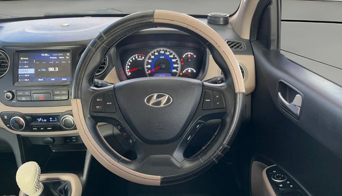 2019 Hyundai Grand i10 ASTA 1.2 KAPPA VTVT, Petrol, Manual, 49,112 km, Steering Wheel Close Up