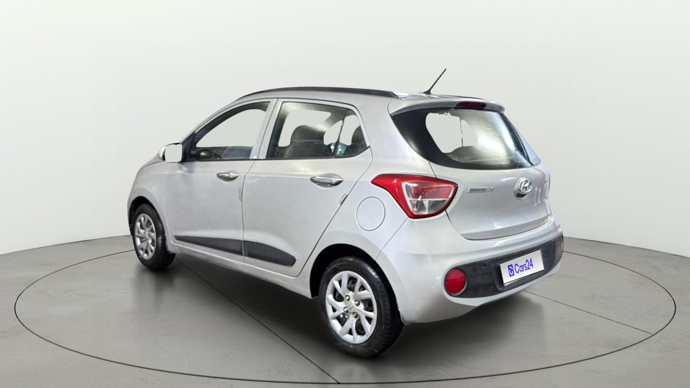 2018 Hyundai Grand i10 SPORTZ 1.2 KAPPA VTVT, Petrol, Manual, 76,881 km, Left Back Diagonal
