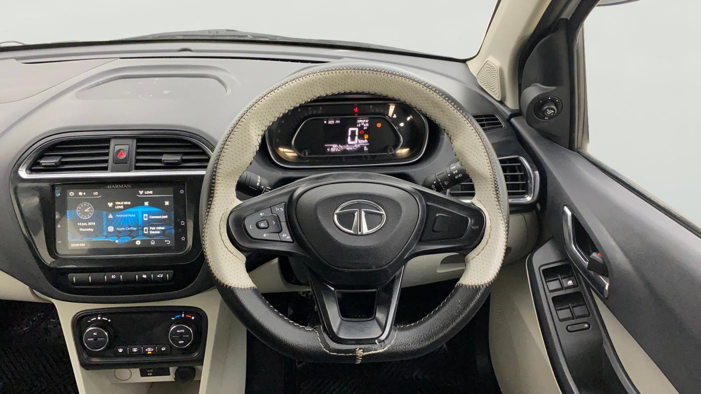 2023 Tata TIGOR XZ PLUS PETROL, Petrol, Manual, 41,921 km, Steering Wheel Close Up