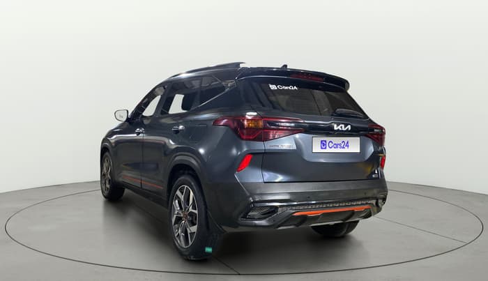 2021 KIA SELTOS X LINE 1.4 PETROL DCT, Petrol, Automatic, 47,881 km, Left Back Diagonal