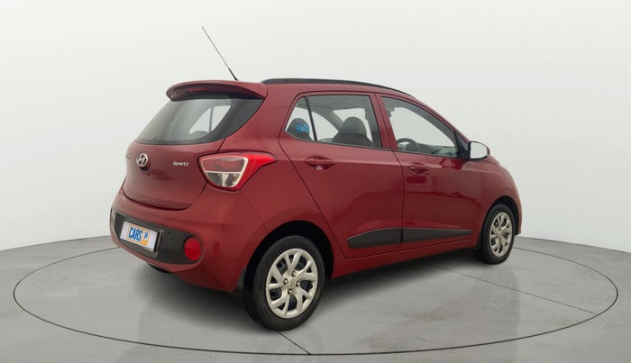 2018 Hyundai Grand i10 SPORTZ 1.2 KAPPA VTVT, Petrol, Manual, 28,281 km, Right Back Diagonal