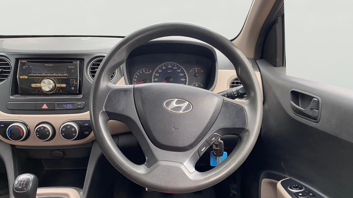 2013 Hyundai Grand i10 MAGNA 1.2 KAPPA VTVT, Petrol, Manual, 93,343 km, Steering Wheel Close Up