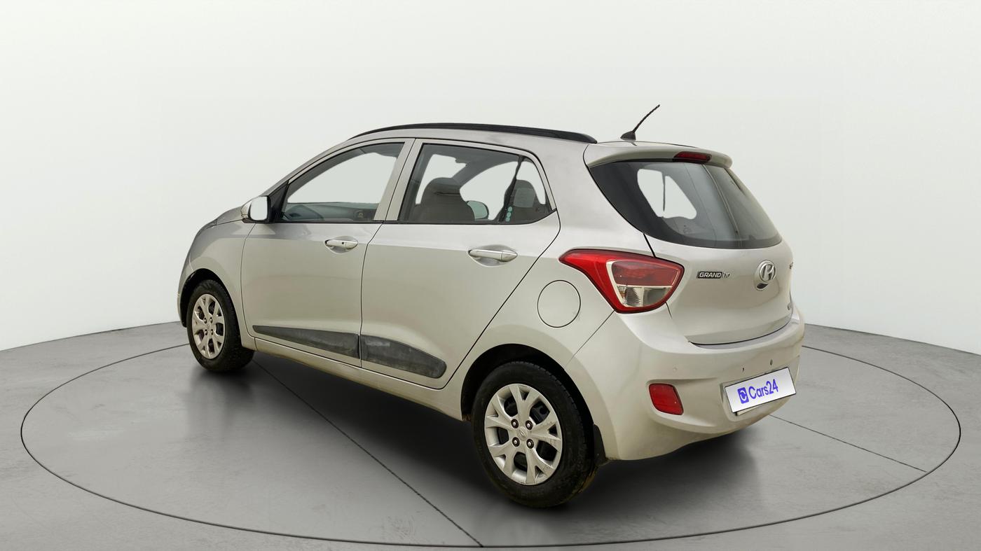 2014 Hyundai Grand i10 SPORTZ 1.2 KAPPA VTVT, Petrol, Manual, 92,251 km, Left Back Diagonal