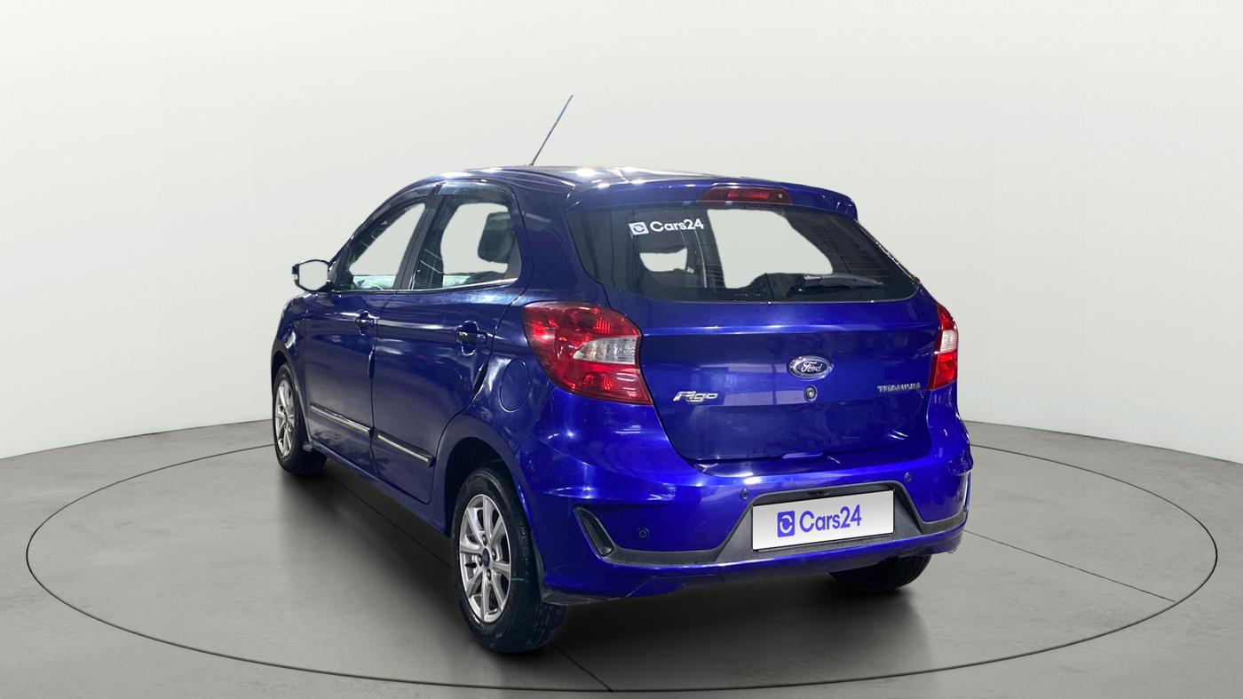 2019 Ford New Figo TITANIUM 1.2 PETROL MT, Petrol, Manual, 28,035 km, Left Back Diagonal