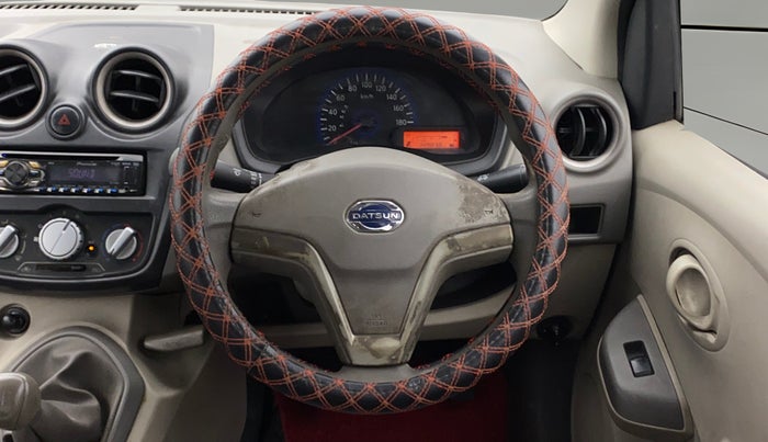 2015 Datsun Go T, Petrol, Manual, 1,49,833 km, Steering Wheel Close Up