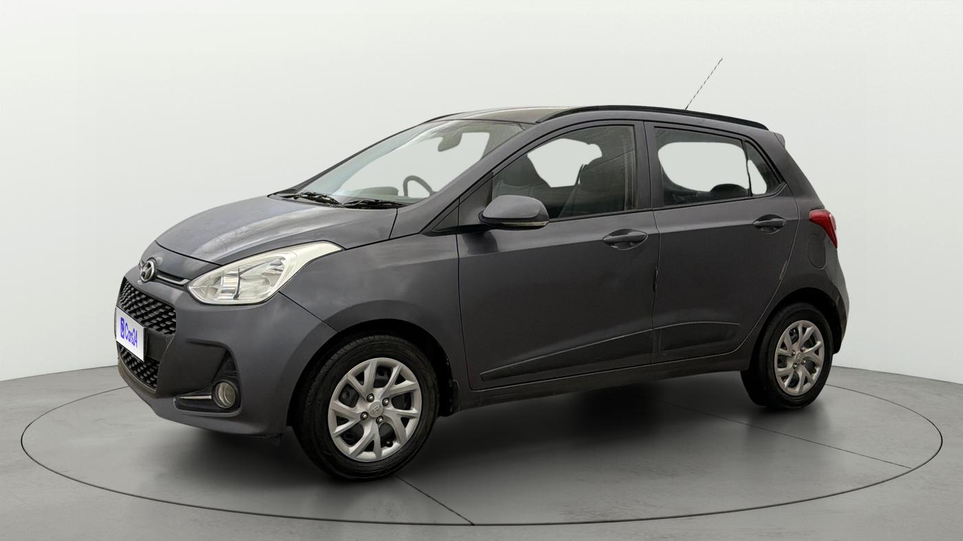 2018 Hyundai Grand i10 SPORTZ 1.2 KAPPA VTVT, Petrol, Manual, 62,704 km, Left Front Diagonal