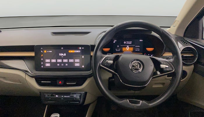 2022 Skoda SLAVIA STYLE 1.5L TSI MT, Petrol, Manual, 41,251 km, Steering Wheel Close Up