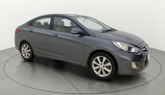 2012 Hyundai Verna FLUIDIC 1.6 VTVT SX, CNG, Manual, 99,536 km, Right Front Diagonal