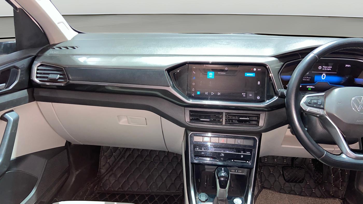 2022 Volkswagen TAIGUN TOPLINE 1.0 TSI AT, Petrol, Automatic, 69,191 km, Air Conditioner